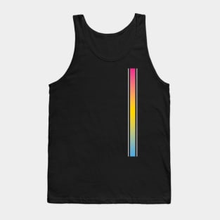 Pansexual Pride Gradient Stripe Tank Top